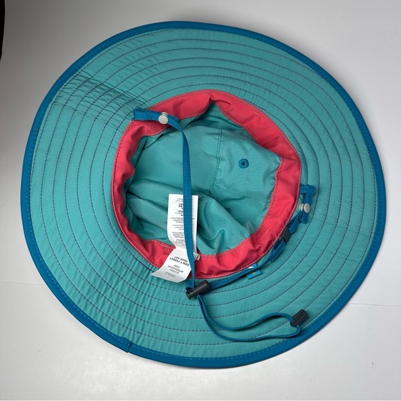 Sunday Afternoons Sun Hat Girls Spring Bliss Strap Pink Blue Floral UPF 50 NEW L - Picture 4 of 11